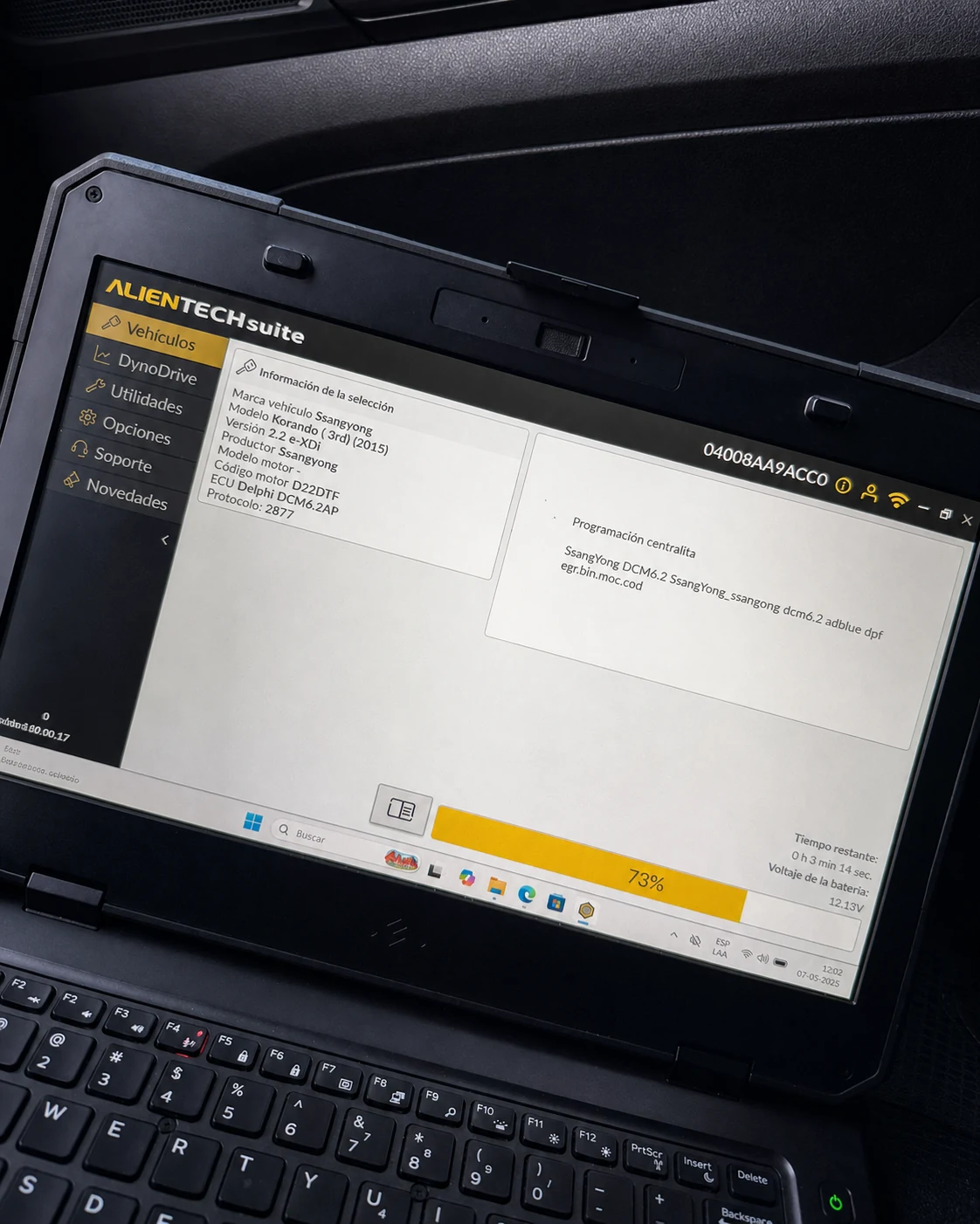 Programación técnica de sistemas AdBlue y DPF con Alientech